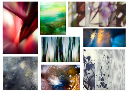 Our "inspiration board" of images that fit the feel our client is going for.
