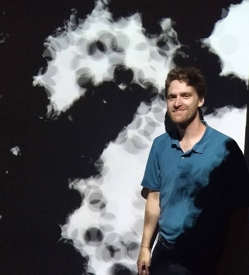 Dan visiting Artechouse in DC!