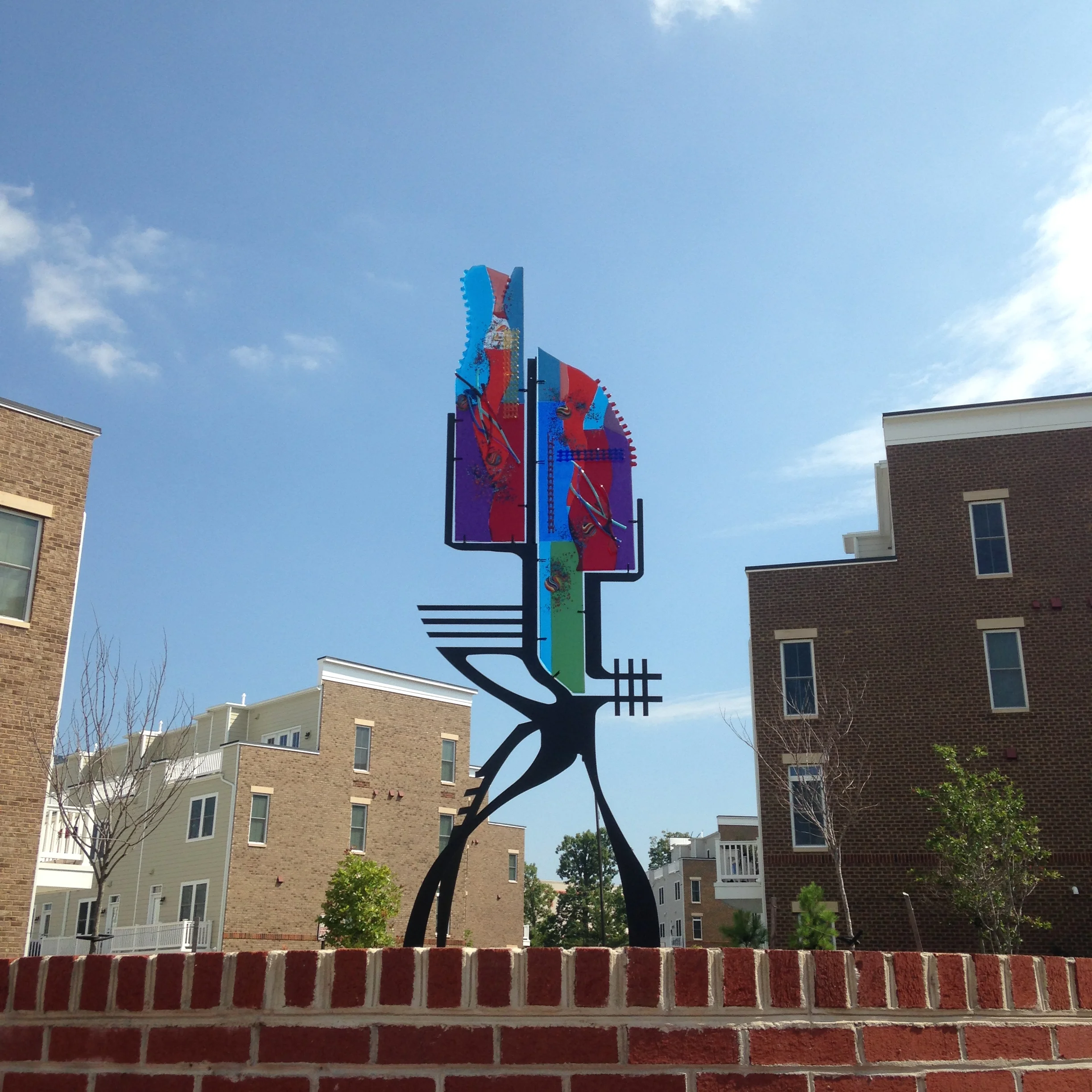 The delicate nature of the cast glass in this sculpture made this public art installation tricky. 