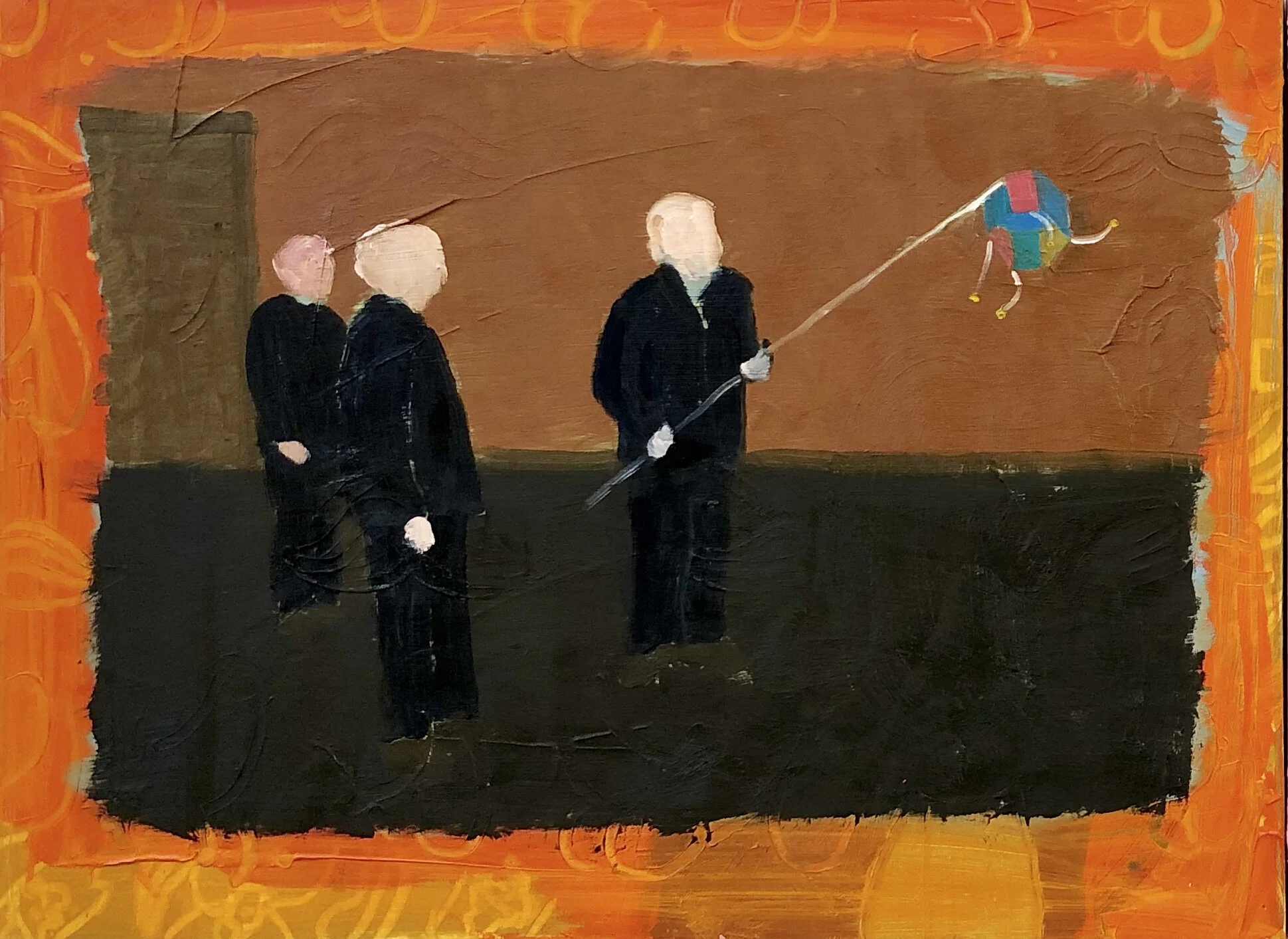 What Have We Created? (Chips are Great) 24” x 18” oil on canvas 2019