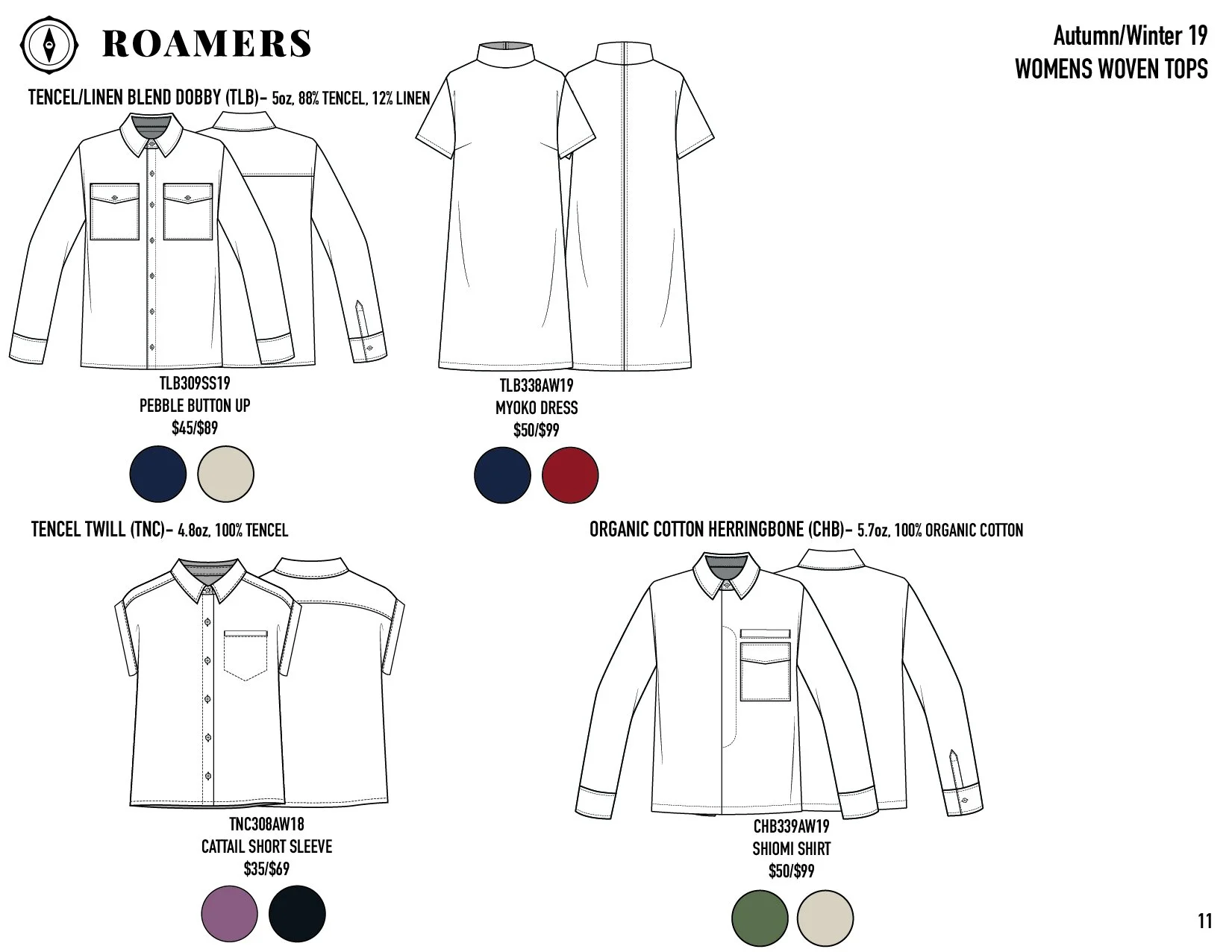 Roamers AW19 Line Sheet 1.2.19_Womens Woven Tops.jpg