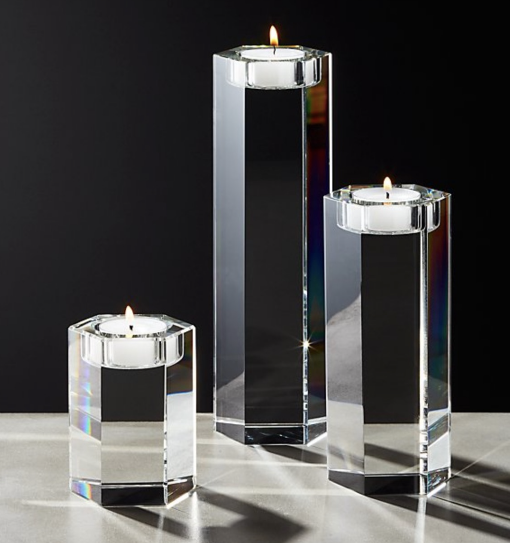 GLASS CANDLES