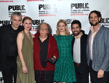 OPNING NIGHT: Rocco Sisto, Stephanie Hayes, Richard Foreman, Alenka Kraigher, Nicolas Norena and David Skeist.