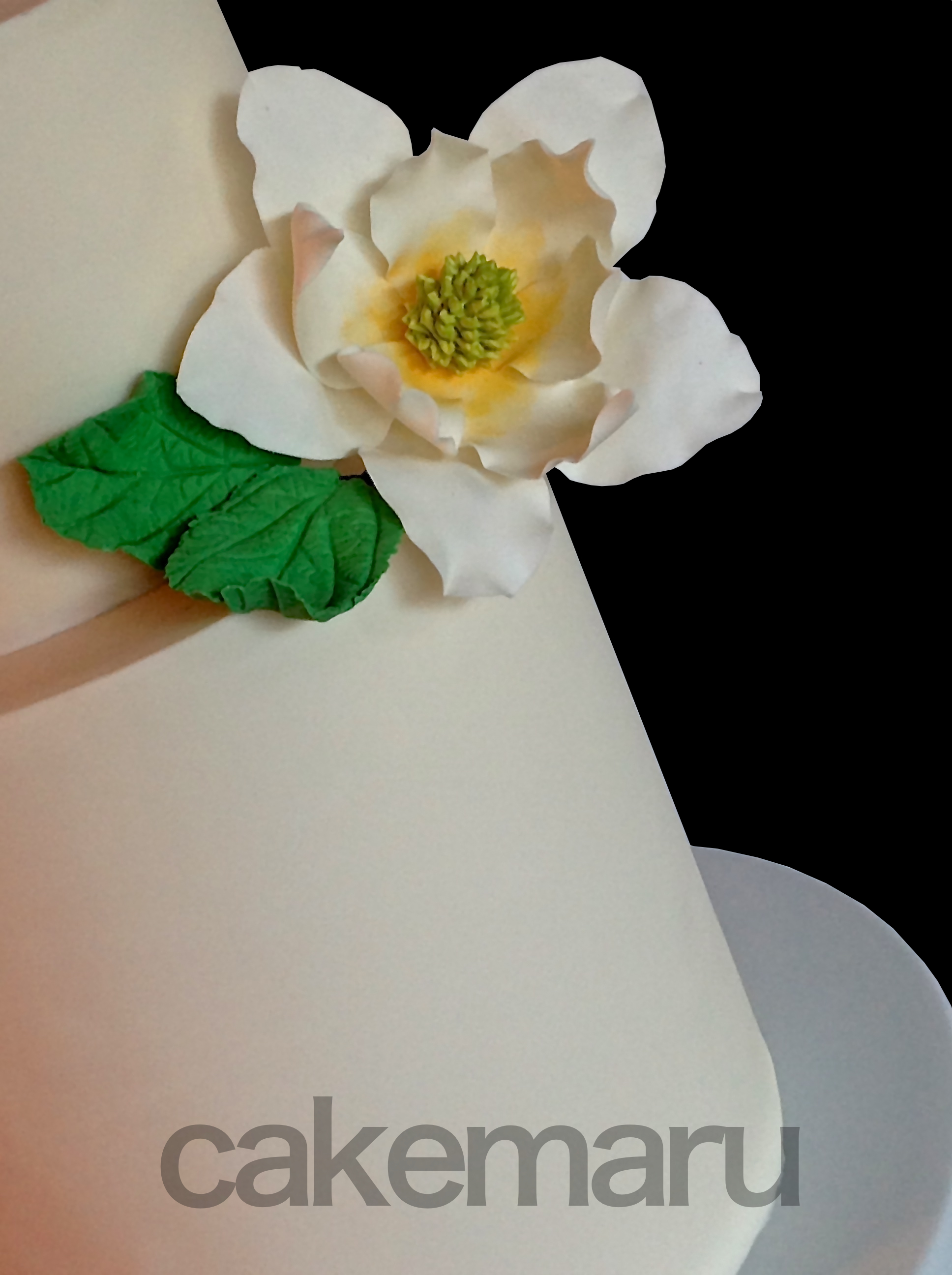 Magnolia cake with name.jpg