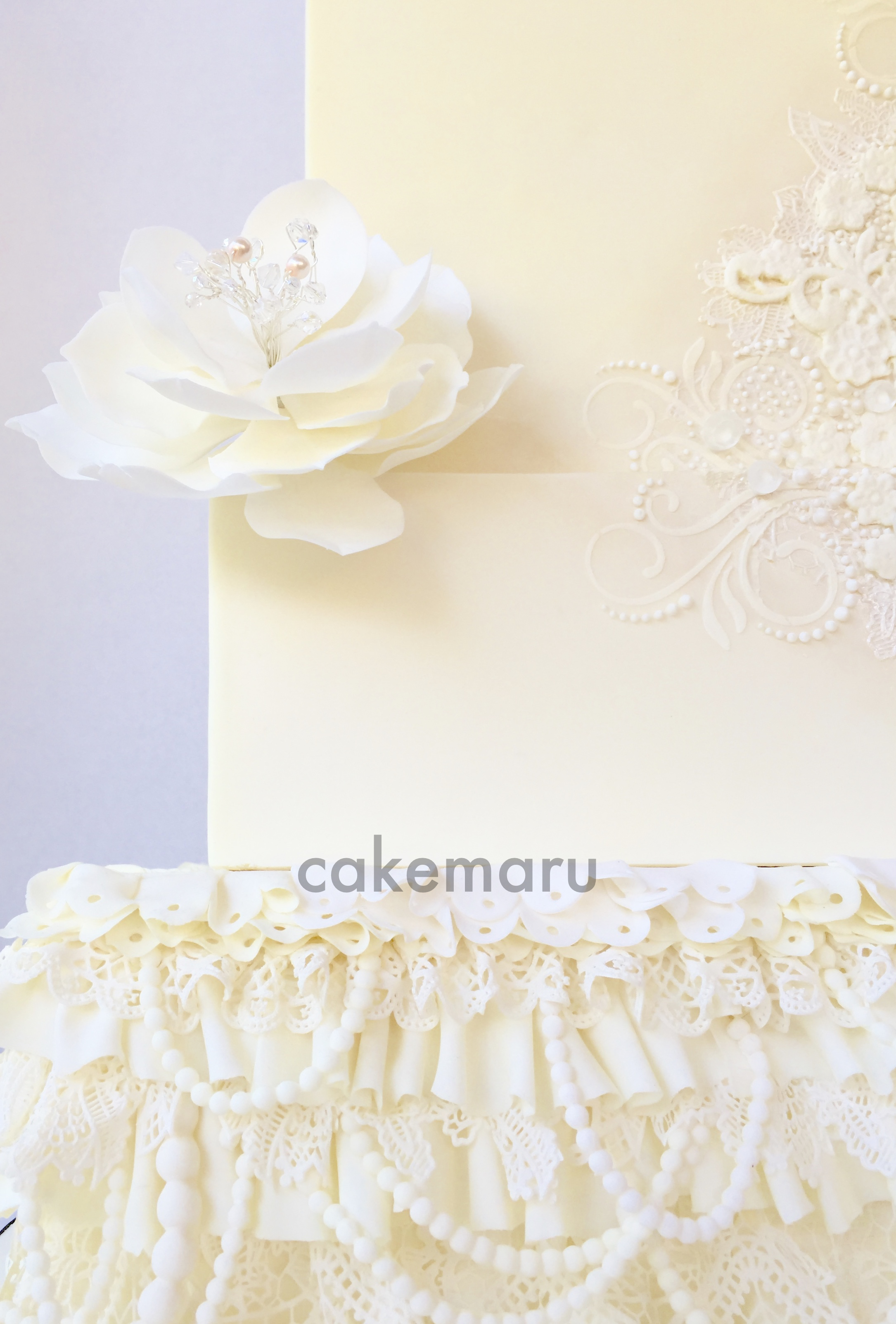 Beaded Lace Wedding Cake Detail.jpg