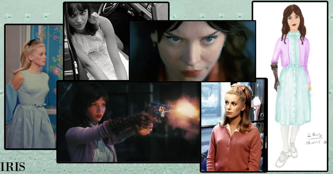 Reference imagery, sketches, and film stills for IRIS