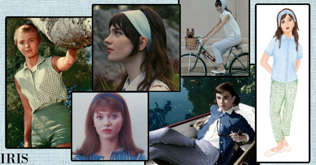 Reference imagery, sketches, and film stills for IRIS