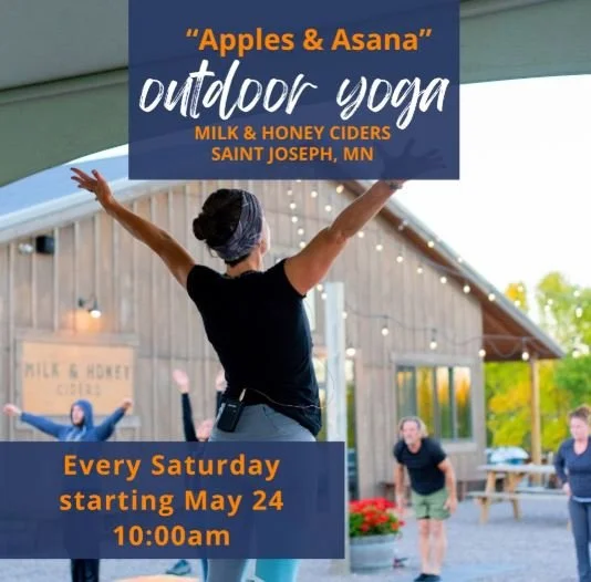 Outdoor Yoga: Apples and Asana 
