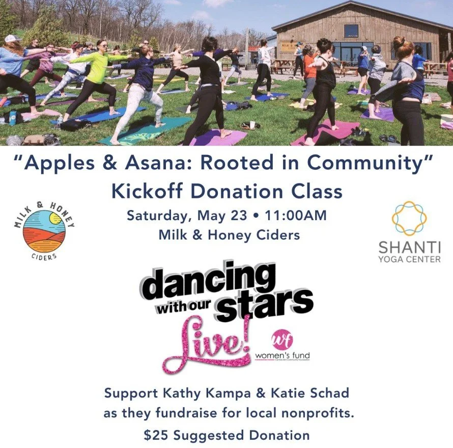 Outdoor Yoga: Apples and Asana