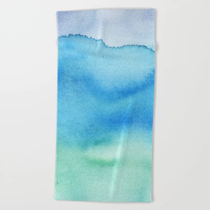 Waves Beach Towel