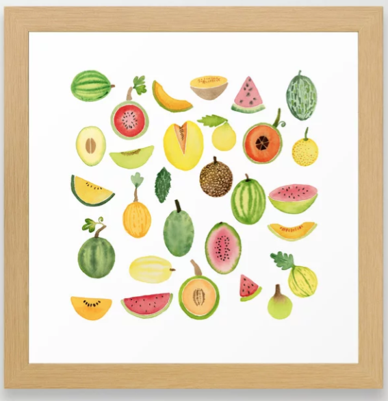 Melons Framed Print
