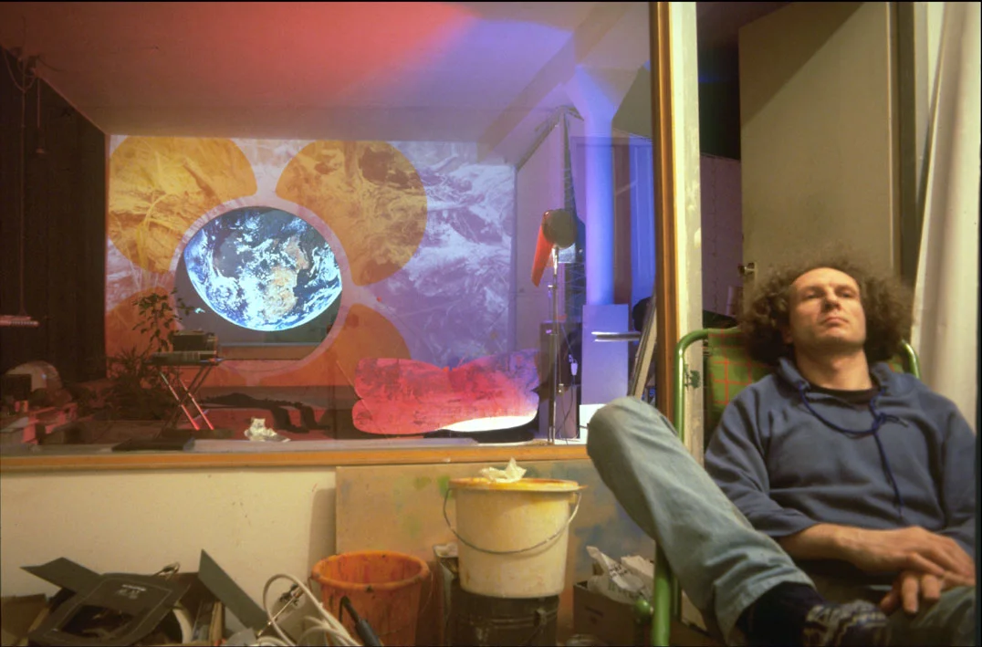 Selbstportait im Atelier, Foto Bubenik 1983