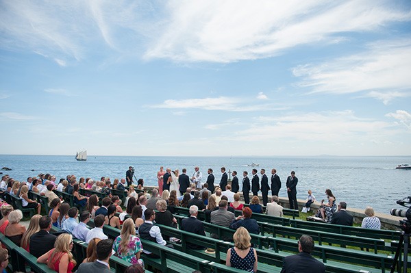 azaleaevents.com wedding ceremony on the water
