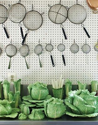 Dodie Thayer Lettuce Ware collection at C.Z. Guest's country home.