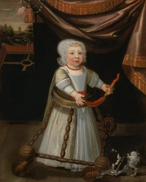 Portrait of a Boy with a Coral Rattle, 1650-1660.