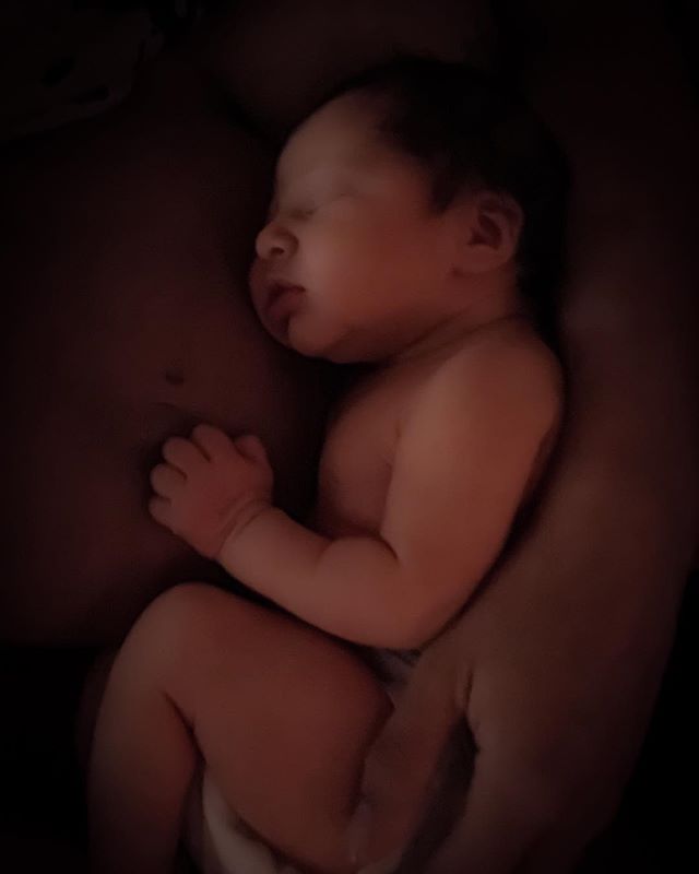 We’ve got a new addition here at DFC. This is my favorite picture from Sophia’s first night at home.