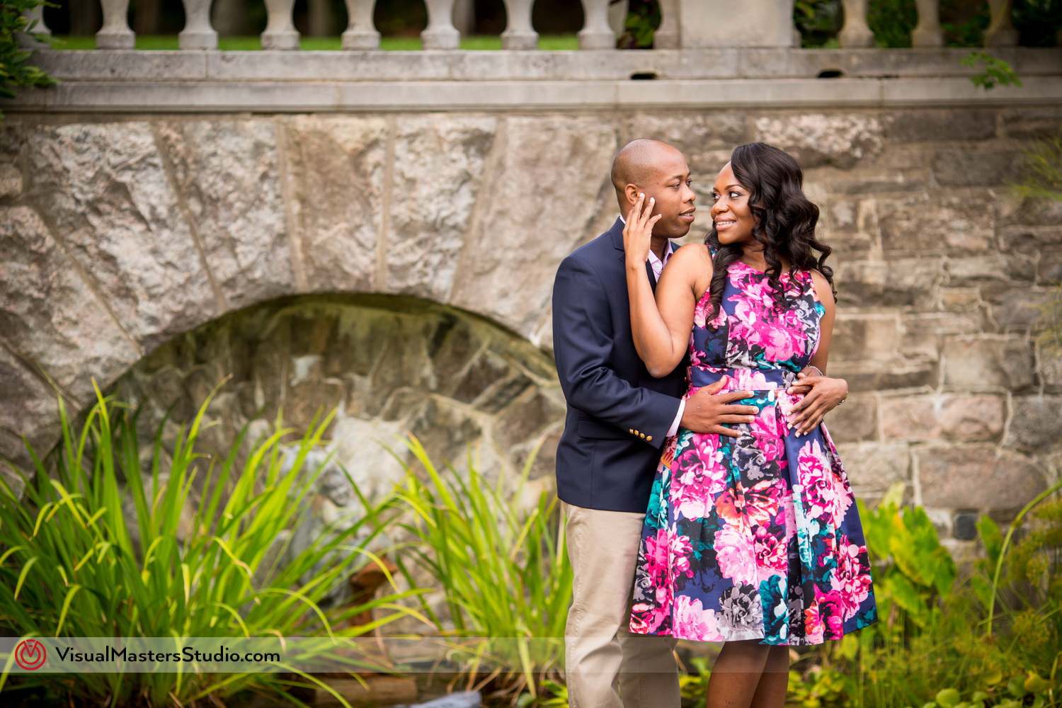 Casually Elegant Engagement Session At New Jersey Botanical Garden