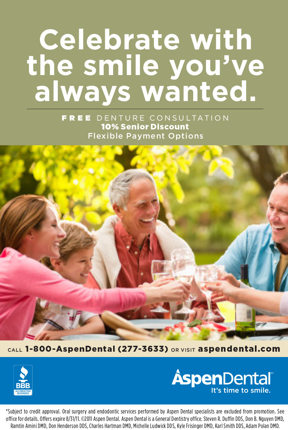 does aspen dental offer senior discounts? 2