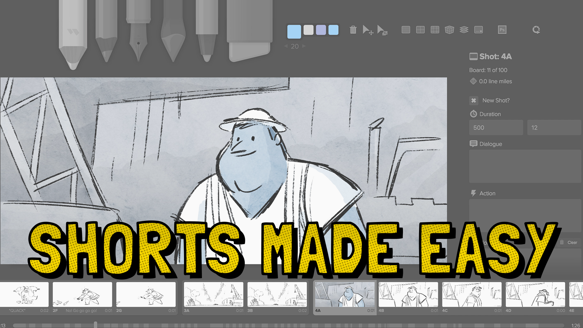 Hardware + Software: Storyboarder