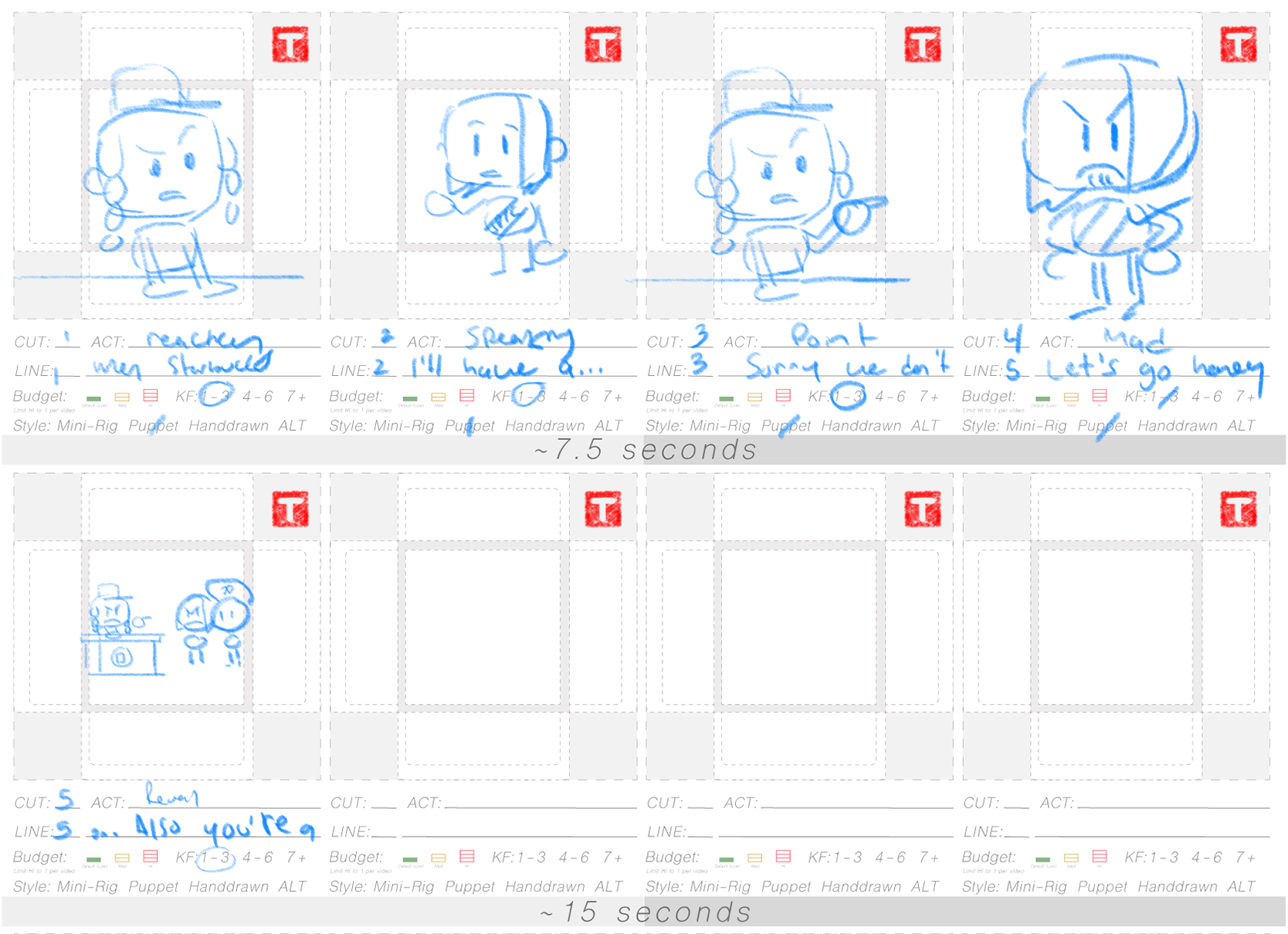 For The Love Of Pumpkin Spice Storyboards