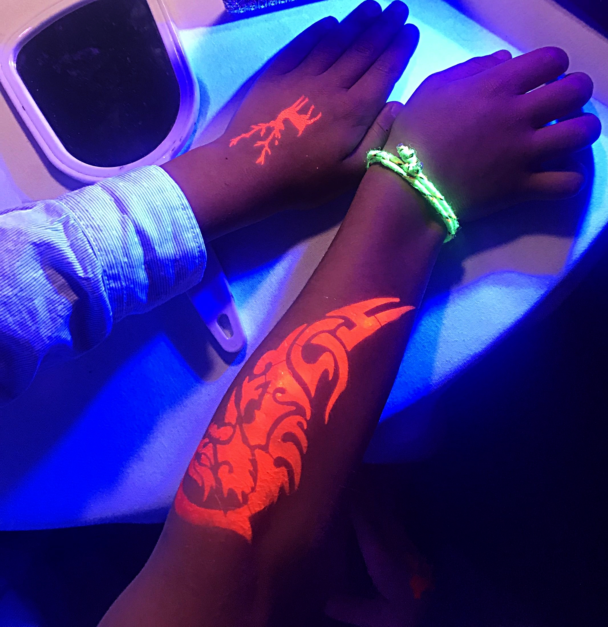 UV Blacklight Tattoos — Artémix Entertainment