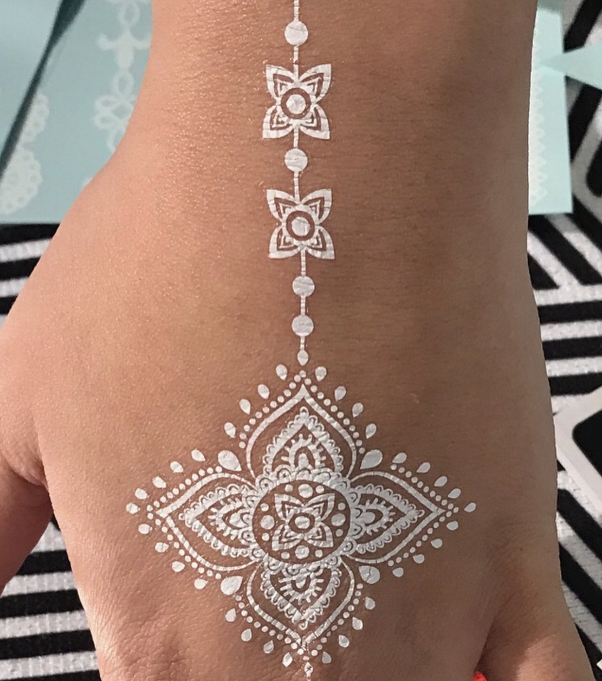 Indian Henna Tattoo Paste Stickers Temporary Tattoo Kit Body Paint Mehandi  Ink 1 unit  Pay Less Super Markets