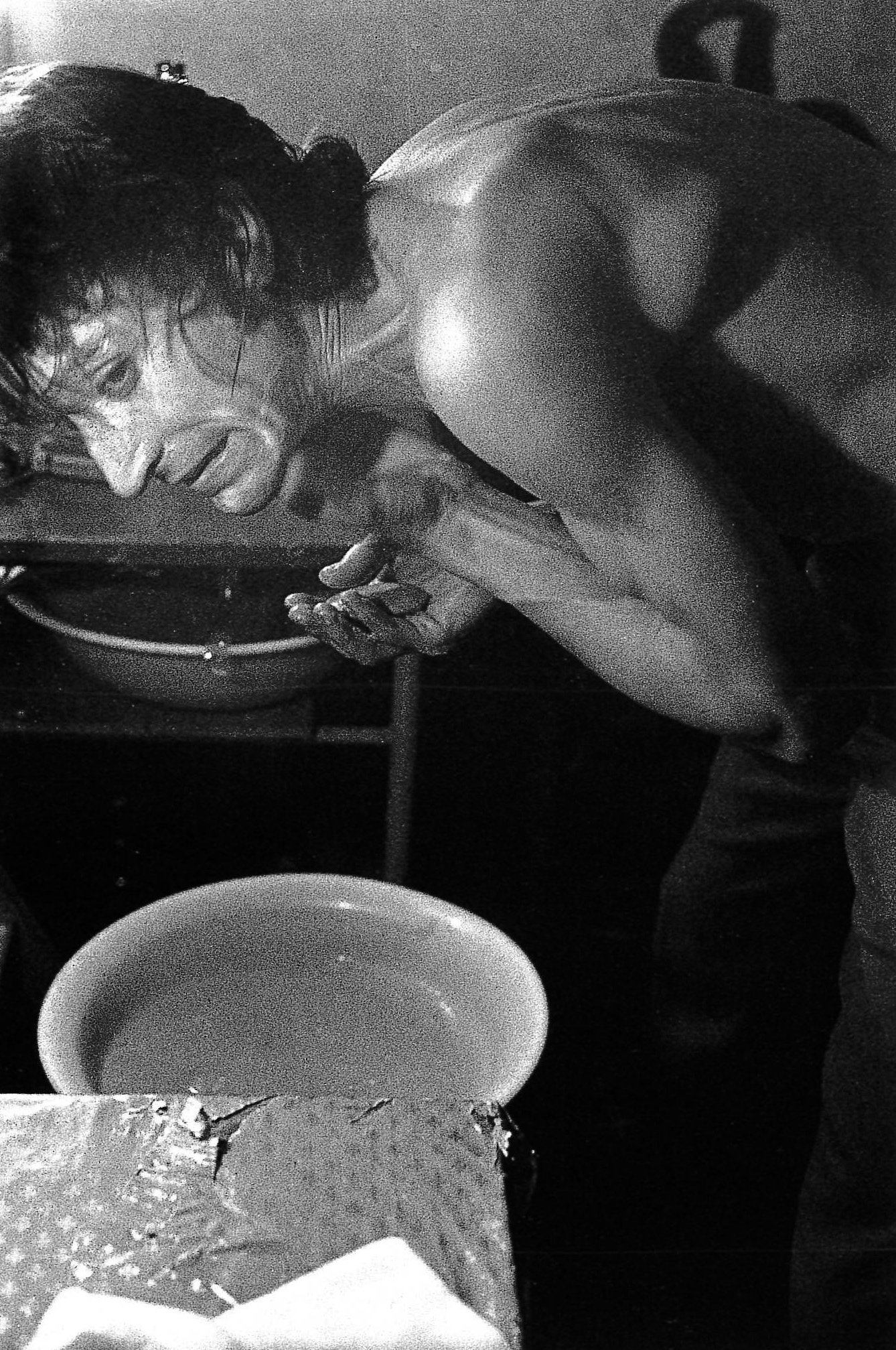 Antonio Gades in camerino. Milano, 1969. 