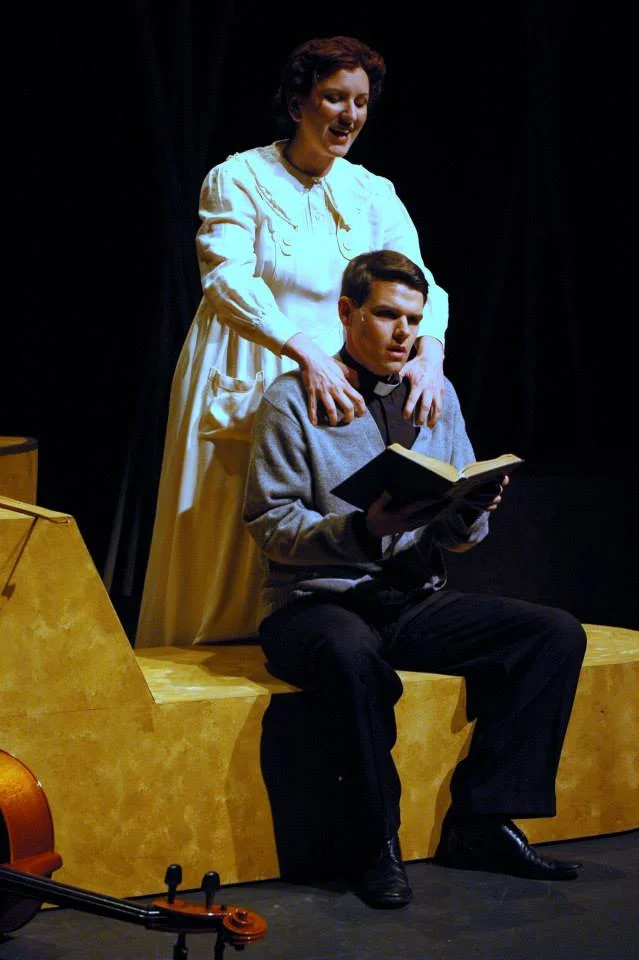 Scott as Henrik in TAP's A Little Night Music with Anne Marie Pinto Wilson as Petra Photo by Michael deBlois