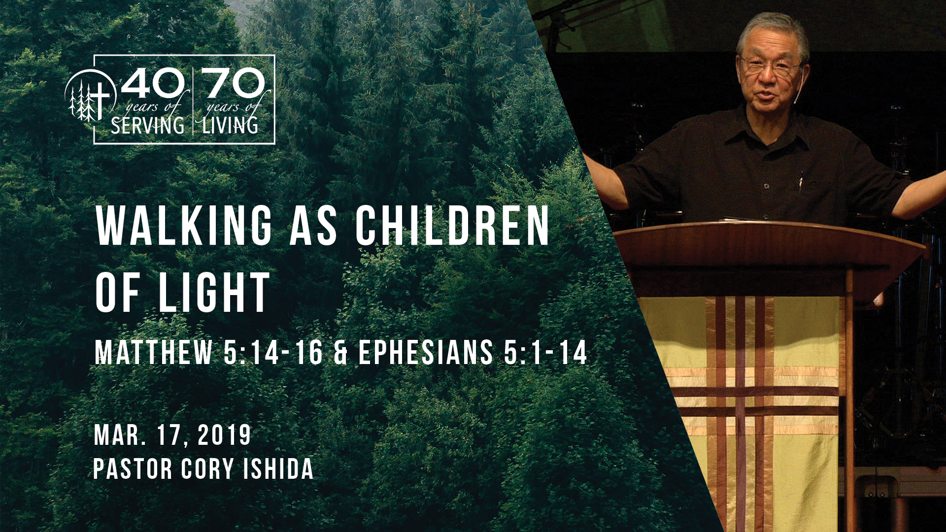 WALKING AS CHILDREN OF THE LIGHT