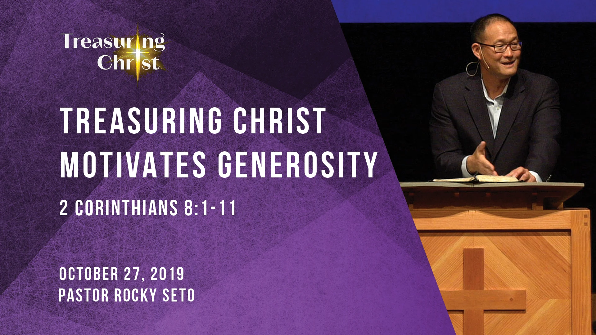 Treasuring Christ Motivates Generosity