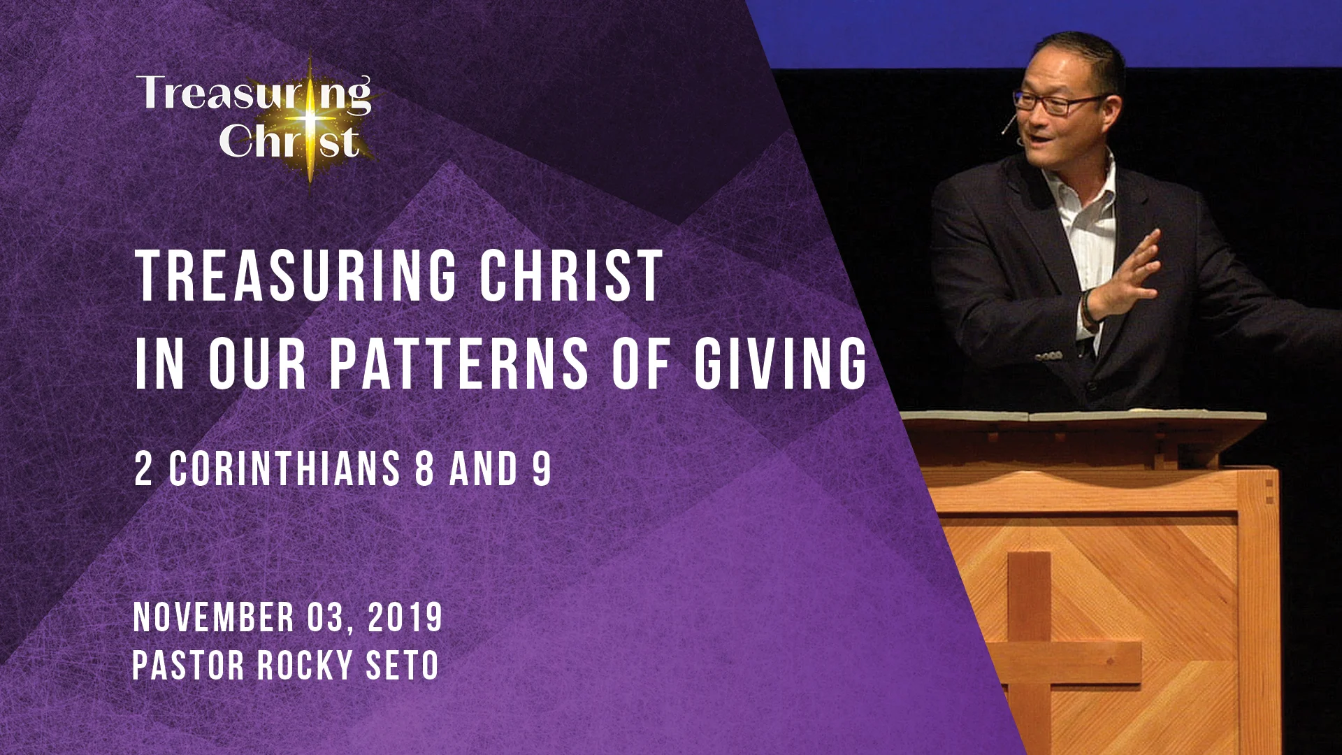 Treasuring Christ in our Patterns of Giving