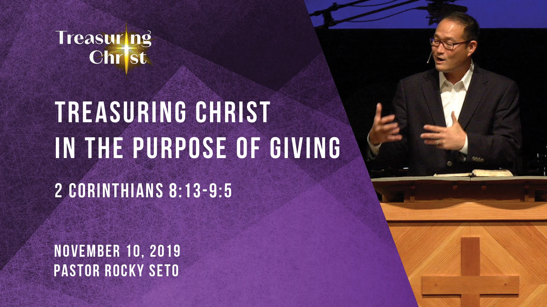 Treasuring Christ in the Purpose of Giving