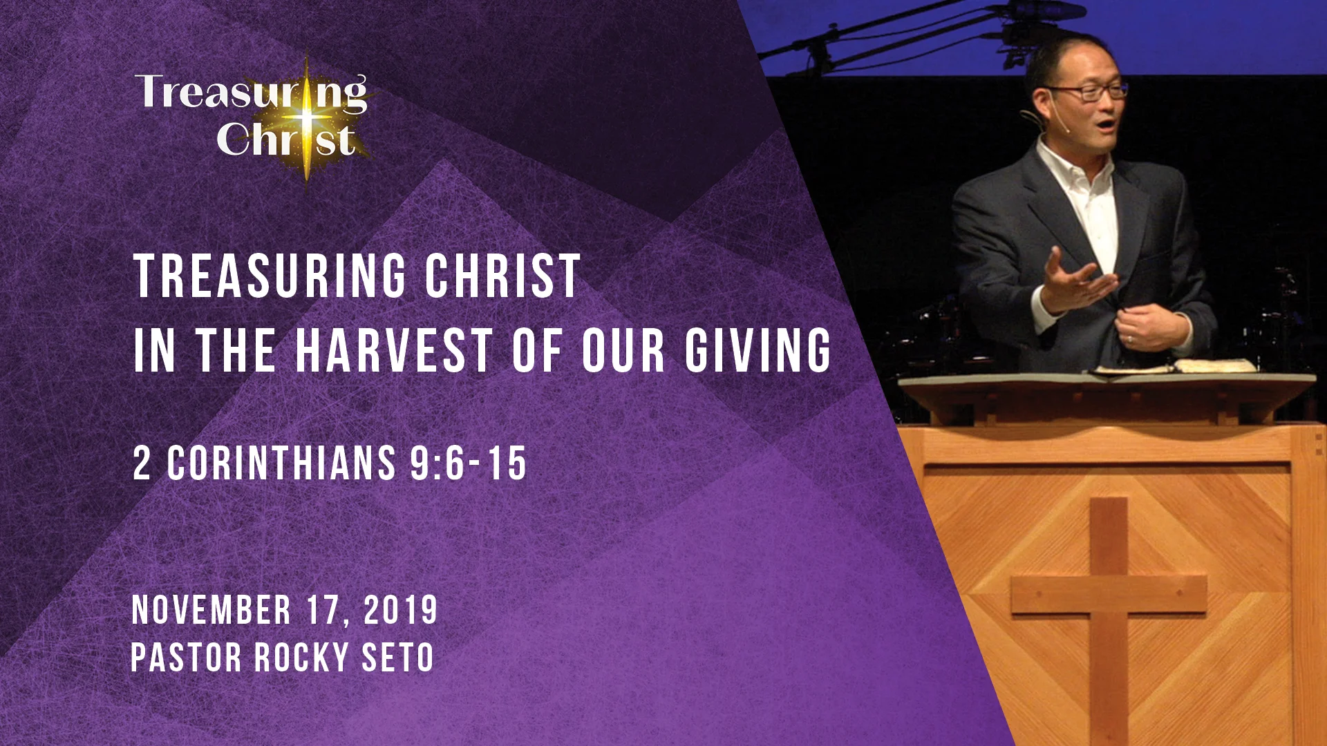 Treasuring Christ in the Harvest of Our Giving