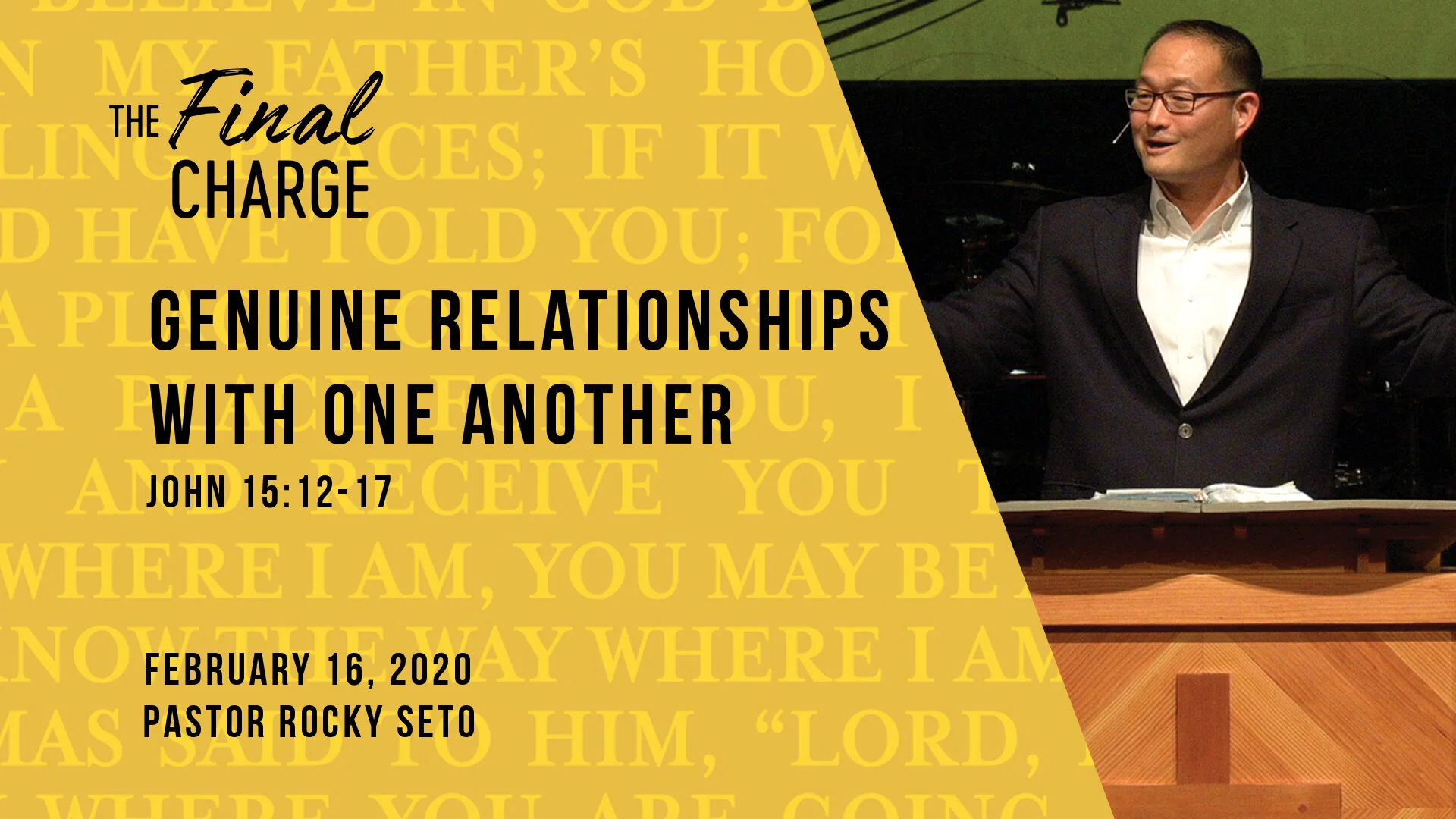 Genuine Relationships with One Another