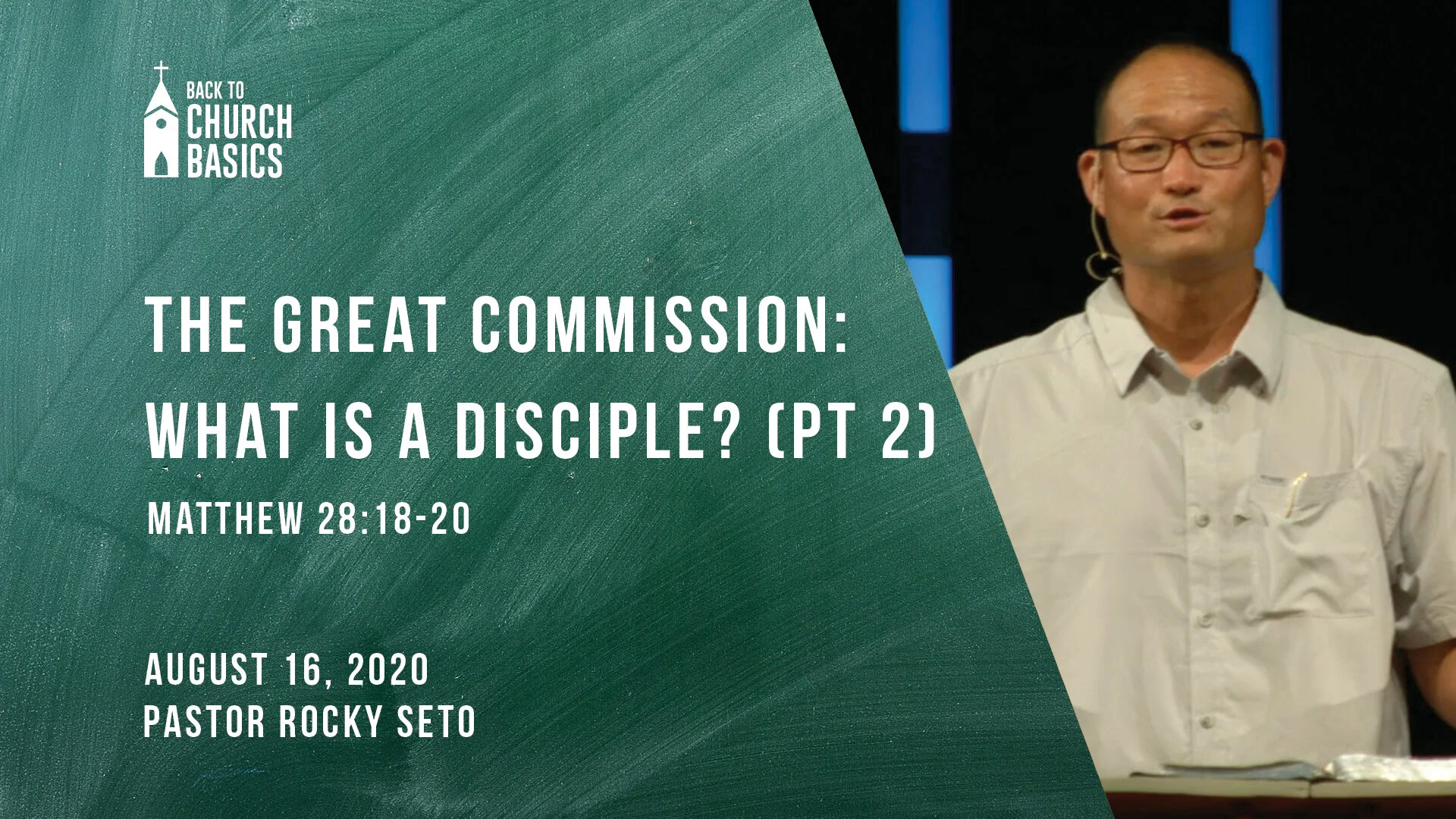 The Great Commission: What is a Disciple? Part 2