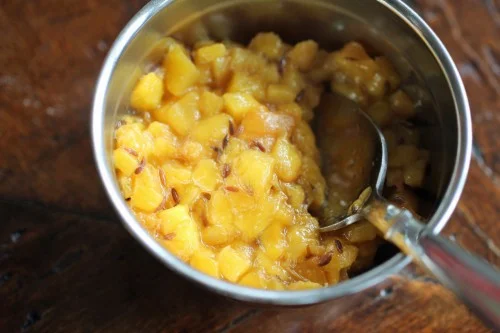 Smoked Peach Chutney