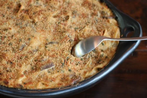 Porcini Macaroni Pie