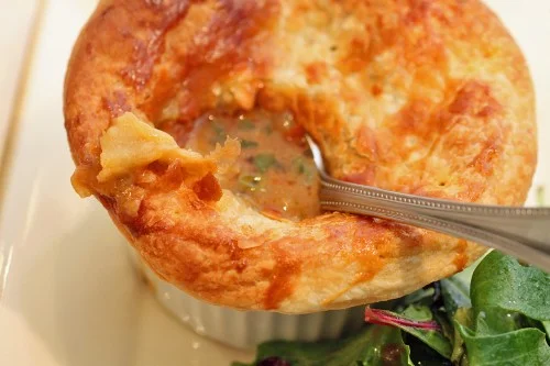Spicy Seafood Gumbo Pot Pie