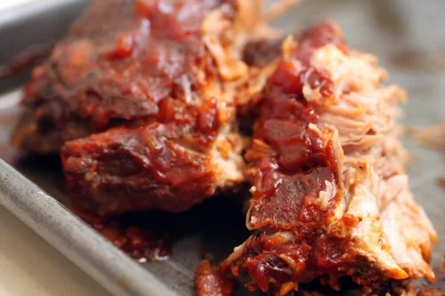 Baby Back Ribs with Pomegranate Molasses