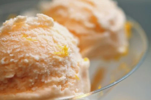 Melon-Orange Blossom Gelato