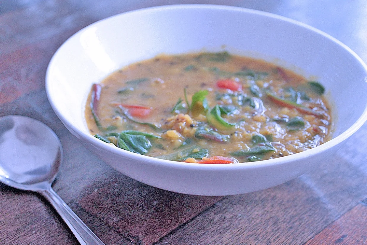 (Coconut) Daal with Super Greens