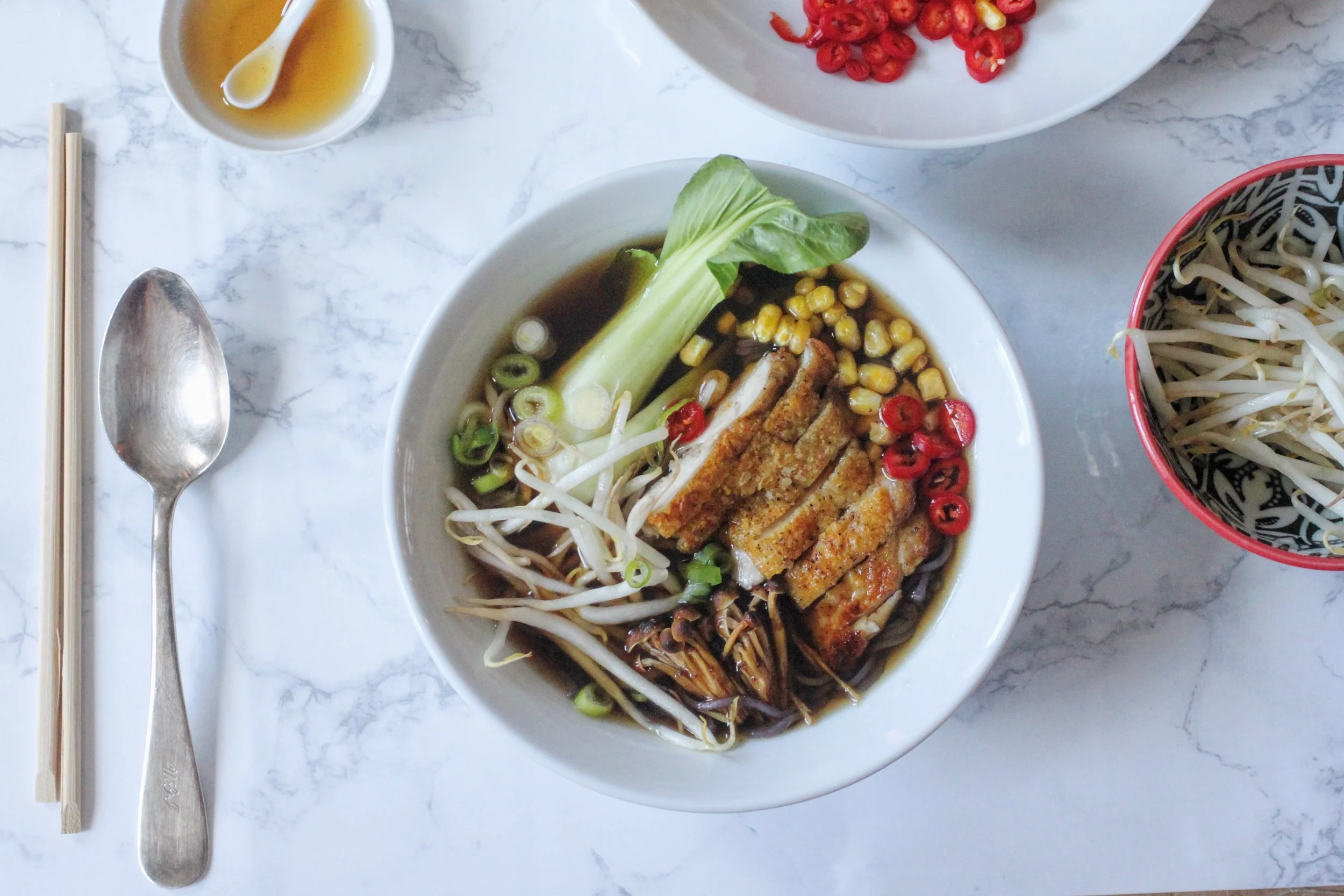 Homemade Chicken Thigh Shoyu Ramen