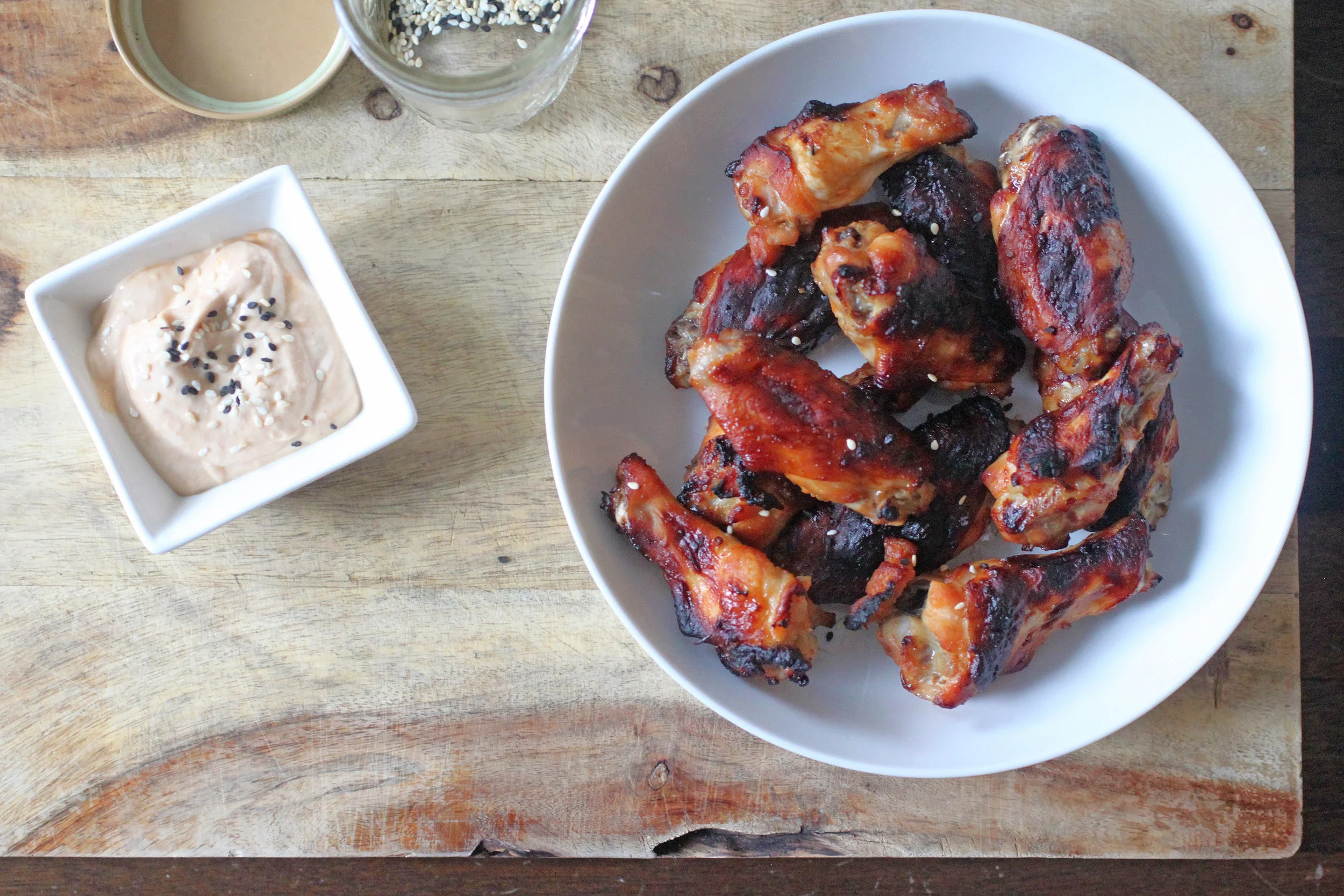 Crispy Miso (Baked!) Wings