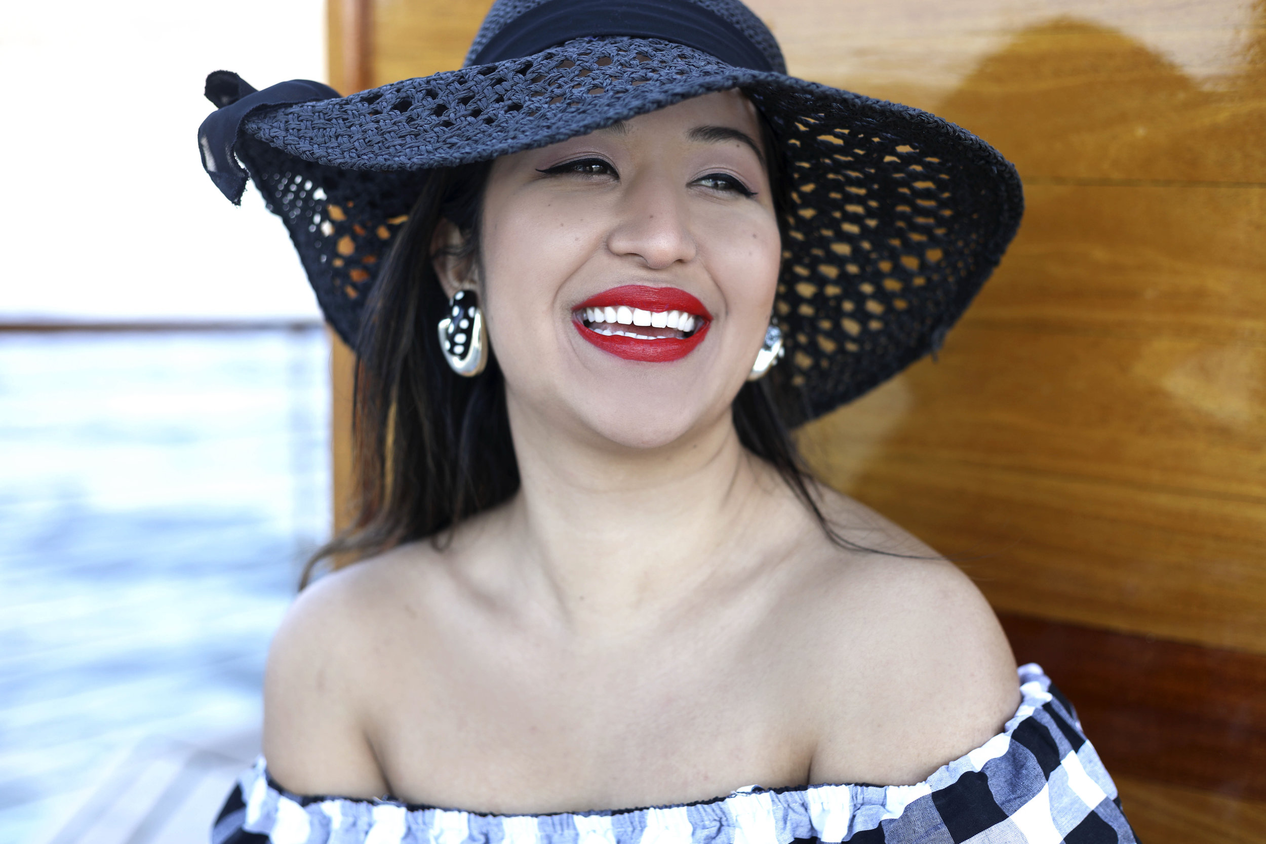 Off the Shoulder Spring Dress x Gingham Print x Make Me Chic x NYC Cruise x Troll Beads
