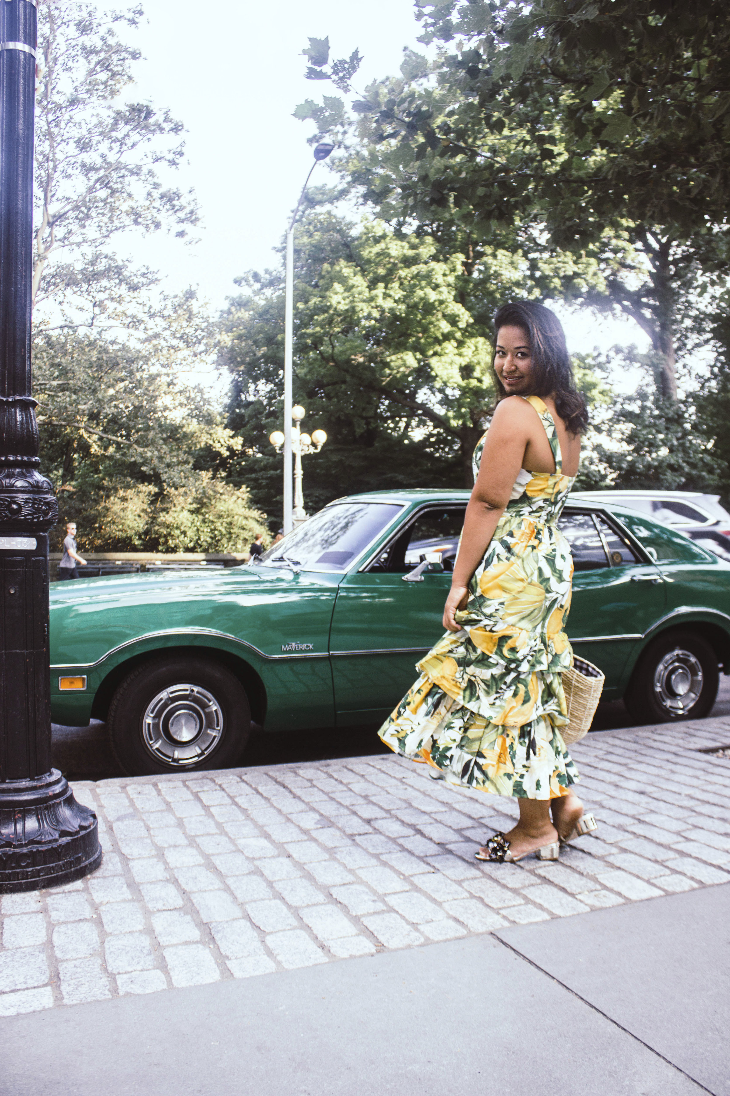 Lemon Print Dress H&M Krity S