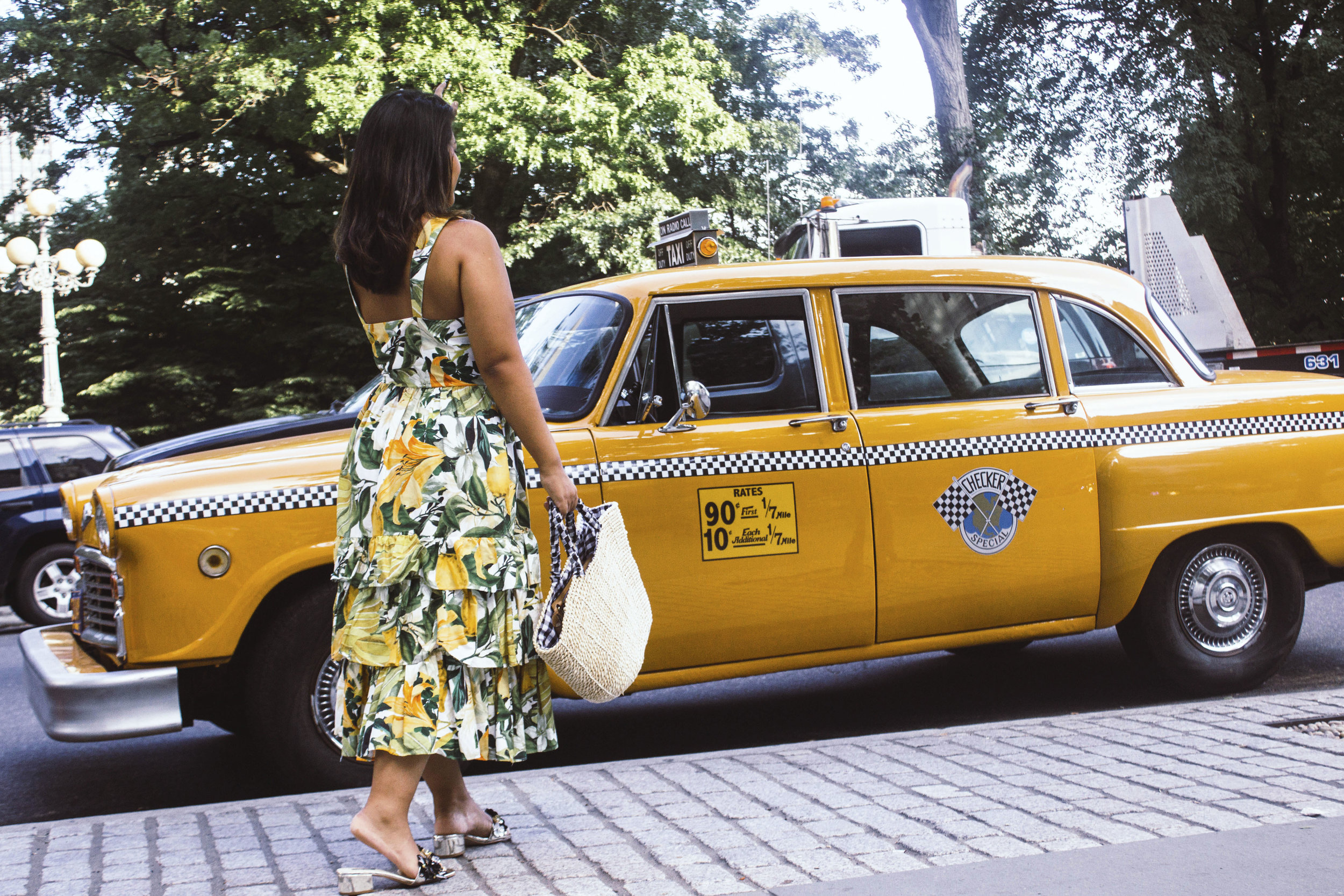 Lemon Print Dress H&M Krity S