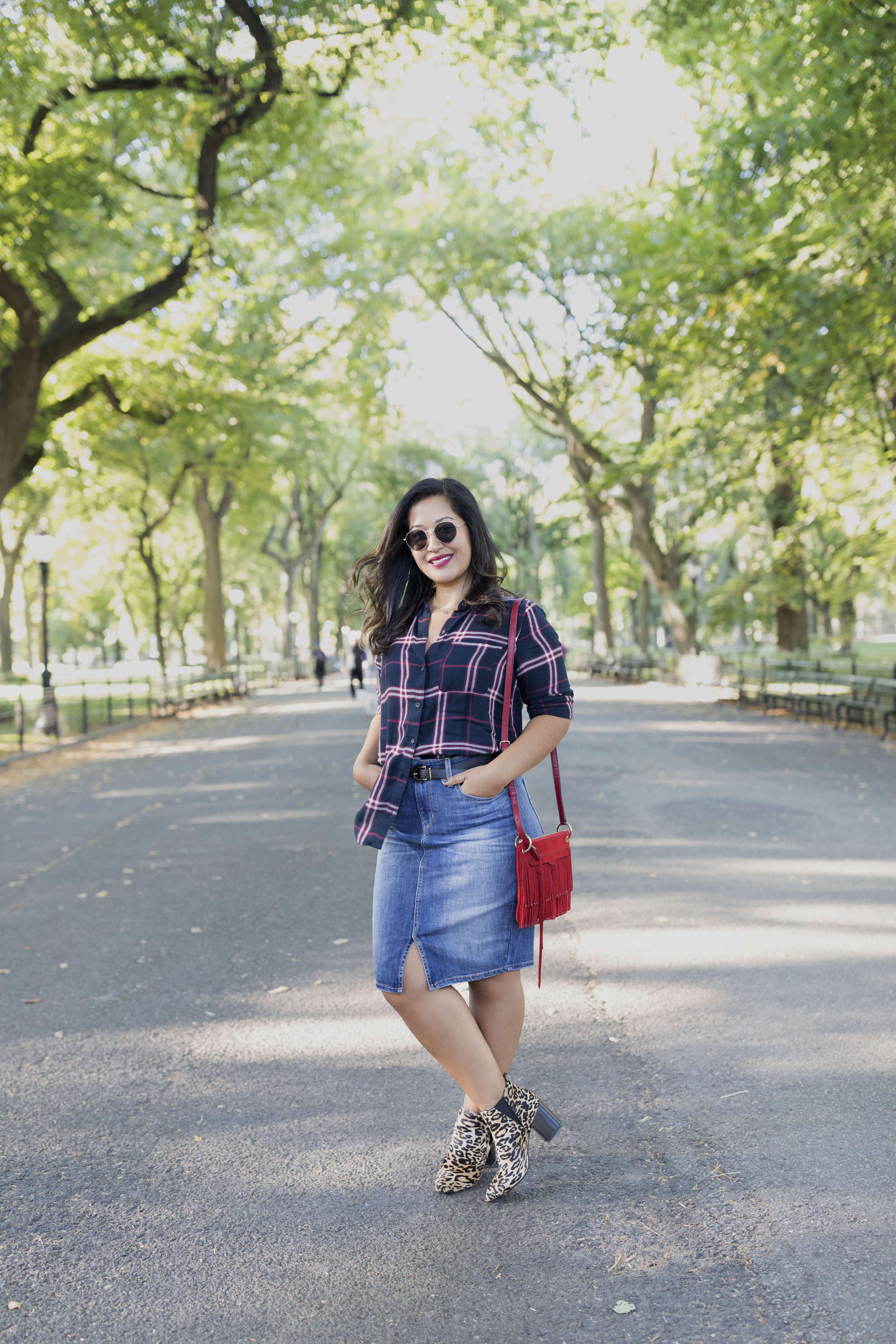 Krity S Walmart Signature Levi Denim Skirt Casual Look