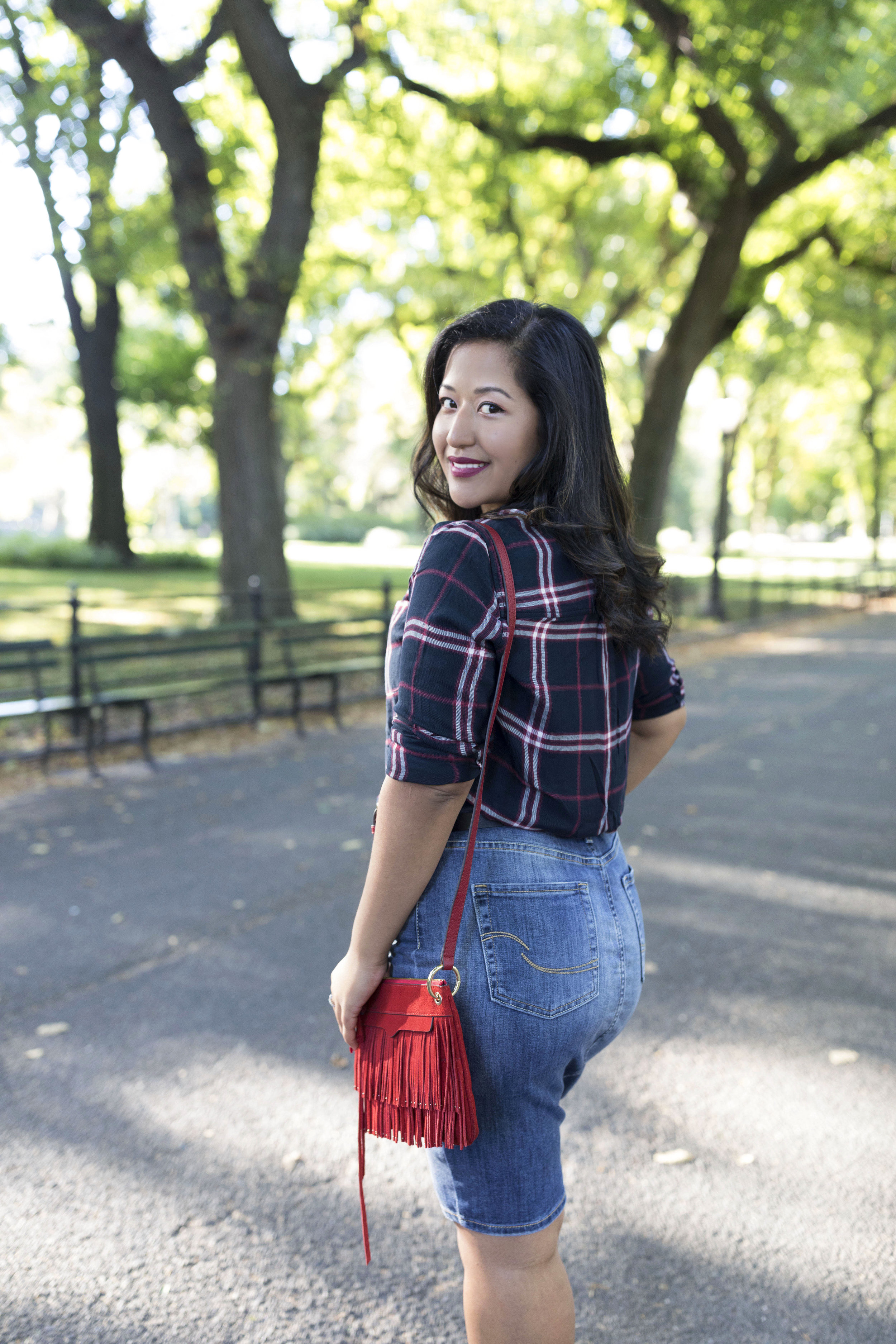 Krity S Walmart Signature Levi Denim Skirt Casual Look