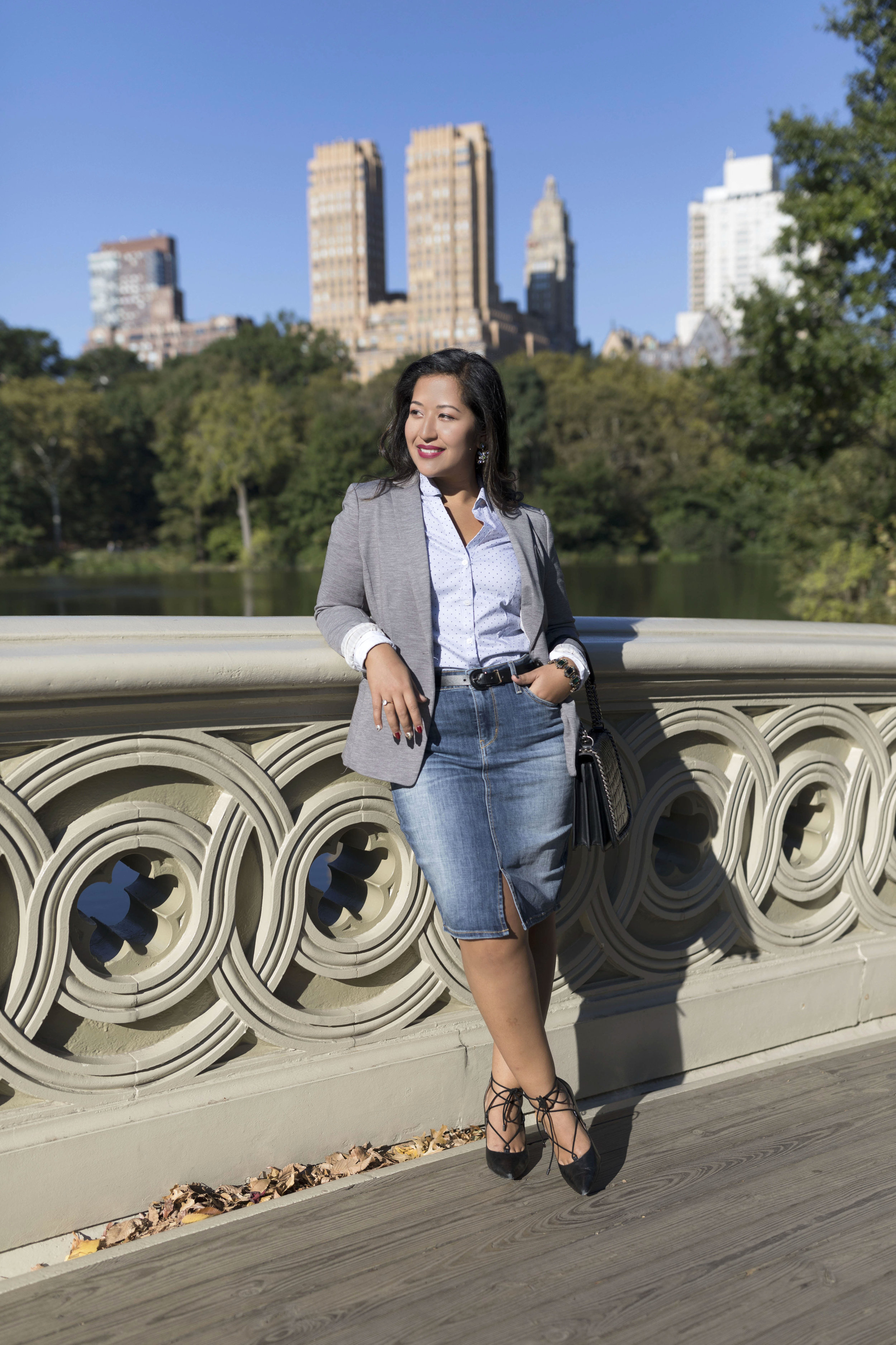 Krity S Walmart Signature Levi Denim Skirt
