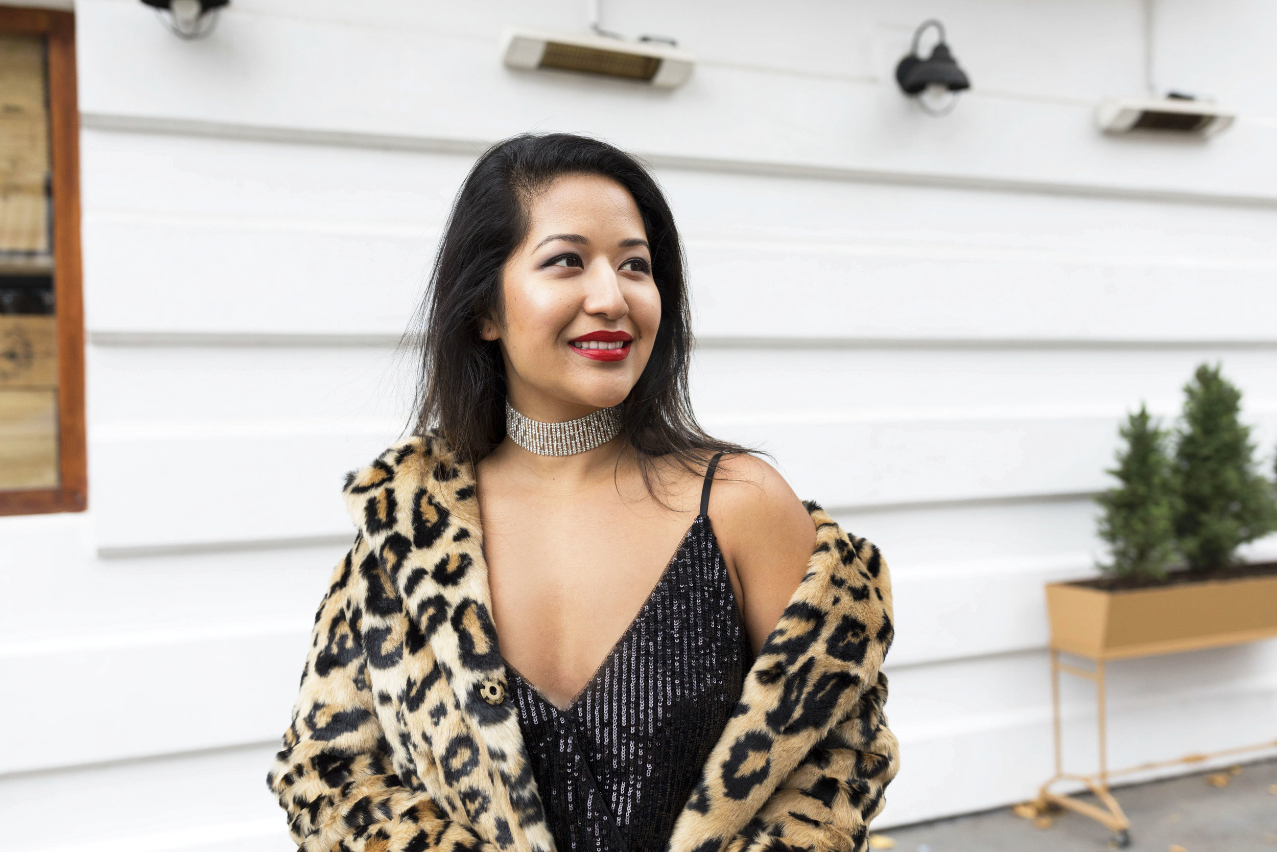 Krity S x New Years Eve Outfit x Sequin Jumpsuit and Cheetah Faux Fur4.jpg